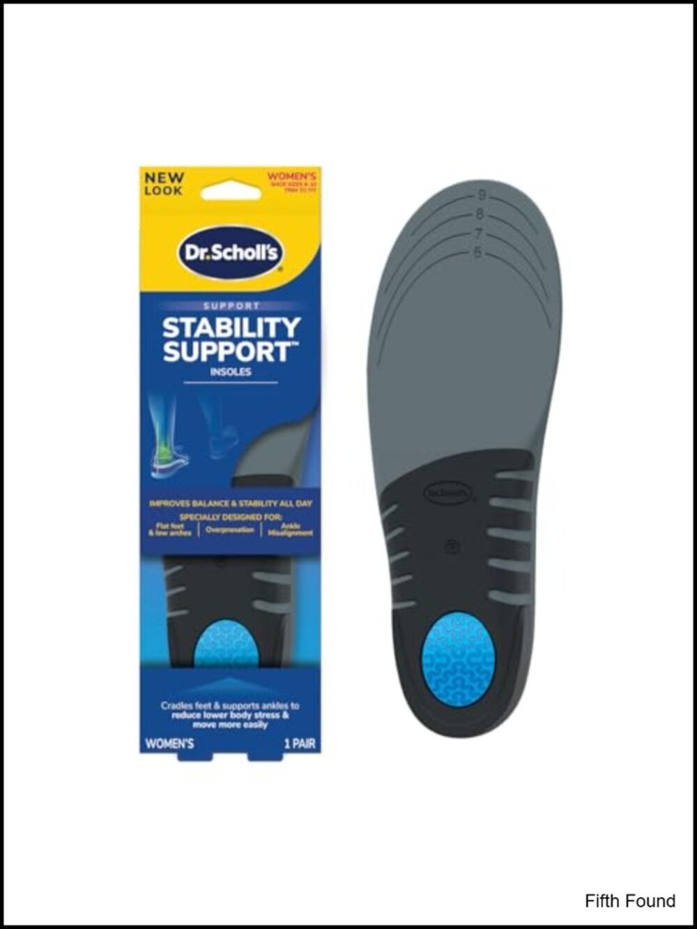 Stability Support Insoles for Women Flat Feet Arch Support